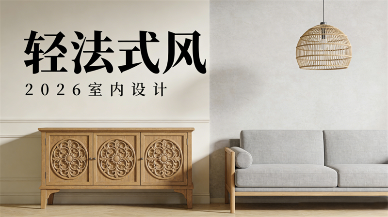 家居設(shè)計(jì)風(fēng)格丨輕法式風(fēng)，在浪漫與克制間，尋得生活的黃金比例~